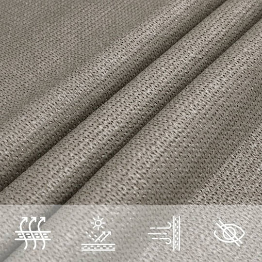 vidaXL Ορθογώνιο Πανί Σκίασης Γκρι 2x4m 160gr/m²