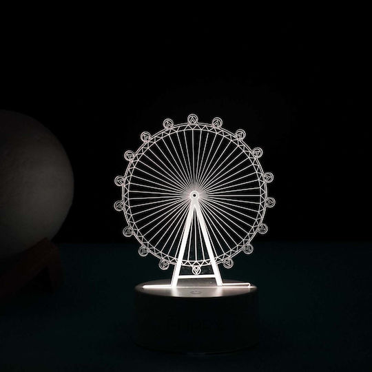 Διακοσμητικό Φωτιστικό LED 3D Illusion 3εκ.