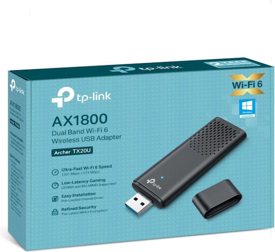 TP-LINK Archer TX20U Αντάπτορας Δικτύου USB με Ενσύρματη Σύνδεση Ethernet (v1)