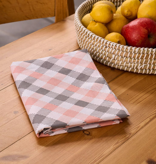 Cokitex Tablecloth Quadri Gold 140x140cm