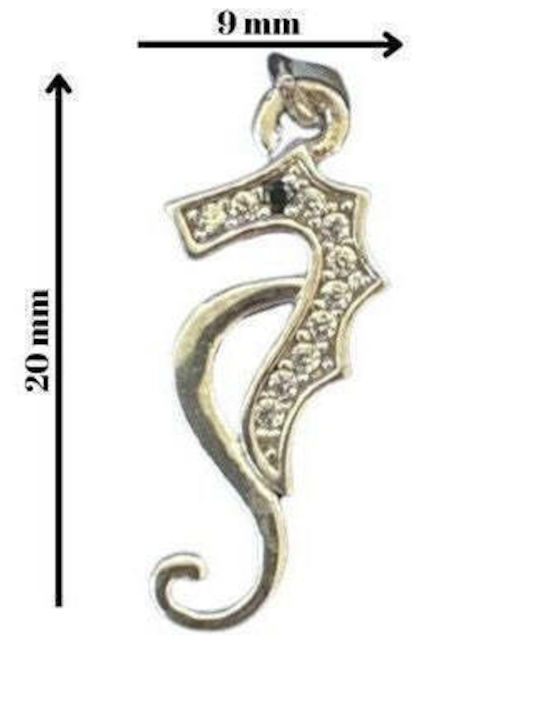 Pandantiv Argint 925 Design Căluț de Mare Jolie Silver 0.8 G 20x9 Mm Pandantiv Argint 925 Design Căluț de Mare Jolie Silver 0.8 G 20x9 Mm
