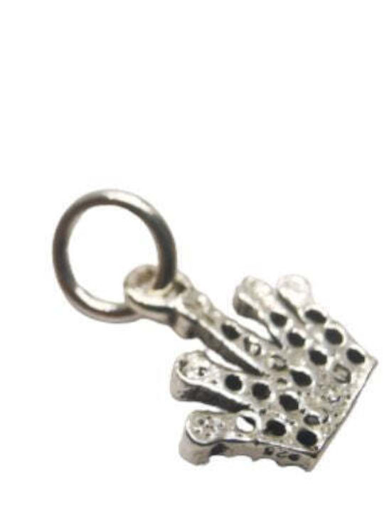 925 Silver Pendant Jolie Silver Crown Model 15 X 10 Mm 0.9 G