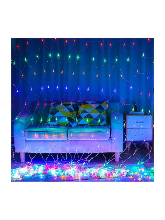720 Lights LED 9m. x 200cm Multicolor type Net 1pcs
