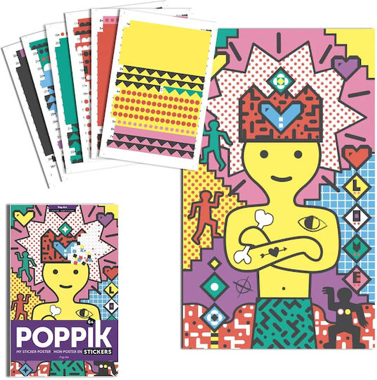 Poppik Μεγάλο Πόστερ 1600 Αυτοκόλλητα – Pop Art