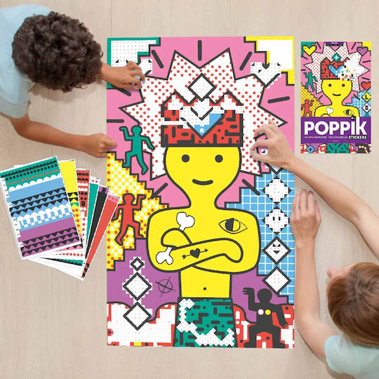 Poppik Μεγάλο Πόστερ 1600 Αυτοκόλλητα – Pop Art