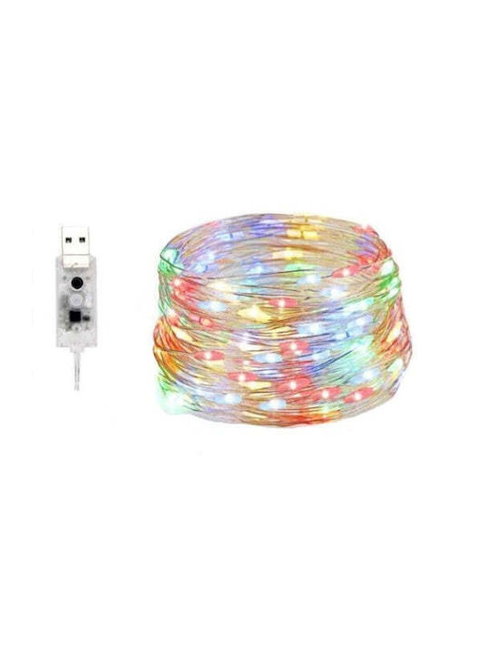 50 Lights LED 5m. Multicolor USB in String 1pcs