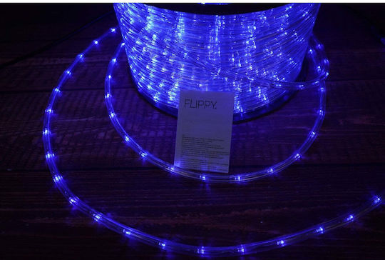 Christmas Light Tube Blue 220V 1248 Light Bulbs Programmable 52m IP65