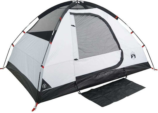 vidaXL Campingzelt Igloo Weiß mit Doppeltuch für 4 Personen 274x213x150cm