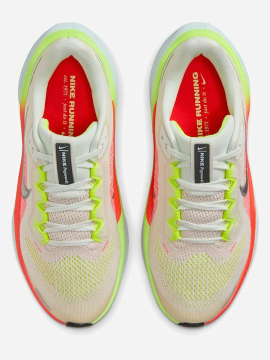 Pegasus Air Zoom Pegasus 41 Kinder Sportschuhe Laufen mit Schnürsenkeln Beige