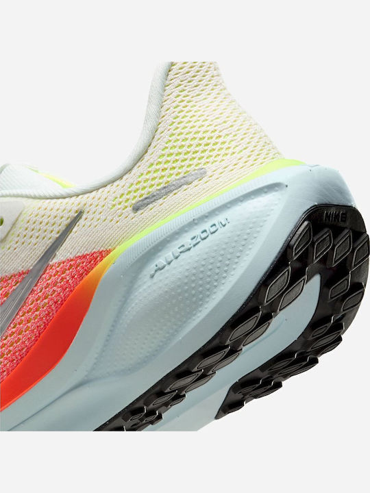 Pegasus Air Zoom Pegasus 41 Kinder Sportschuhe Laufen mit Schnürsenkeln Beige