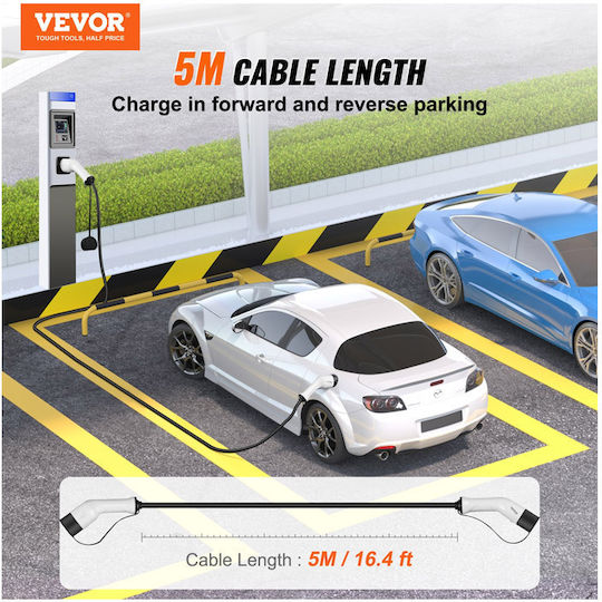 Vevor Portable Three-Phase 11kW Charging Station with Built-in Cable Type 2 (OBDDCCD11KW5M6FDLV0)