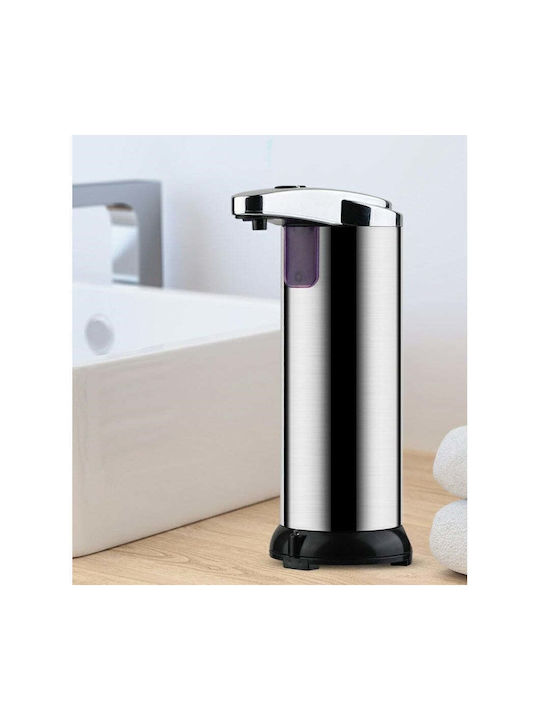 Dispenser Bucătărie din Oțel Inoxidabil cu Distribuitor Automat Gri 250ml