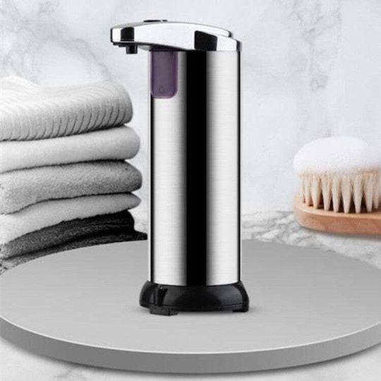 Dispenser Kitchen made of Stainless Steel with Automatic Dispenser Gray 250ml
