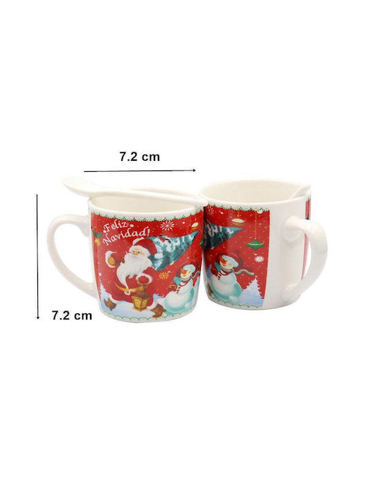 Cană Cu Moș Crăciun 2 Bucăți