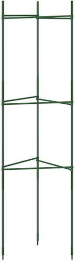 vidaXL Plant Support Bases 116cm from Steel with Plastic Coating Set of 2pcs
