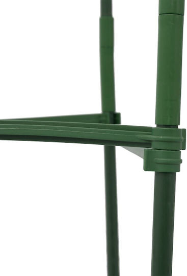 vidaXL Plant Support Bases 116cm from Steel with Plastic Coating Set of 2pcs