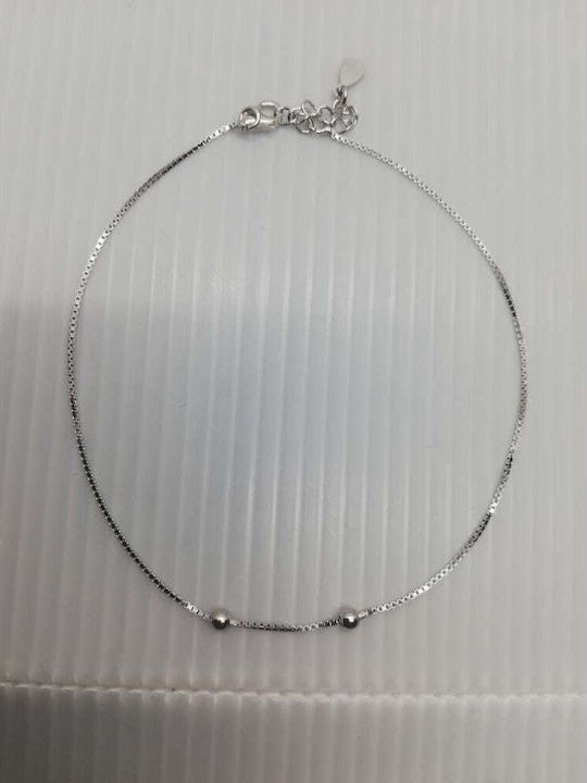 925 Silver Anklet Adjustable Model