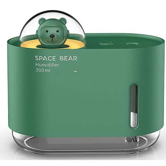 Umidificator spațial Flippy 300 ml verde cu ursuleț