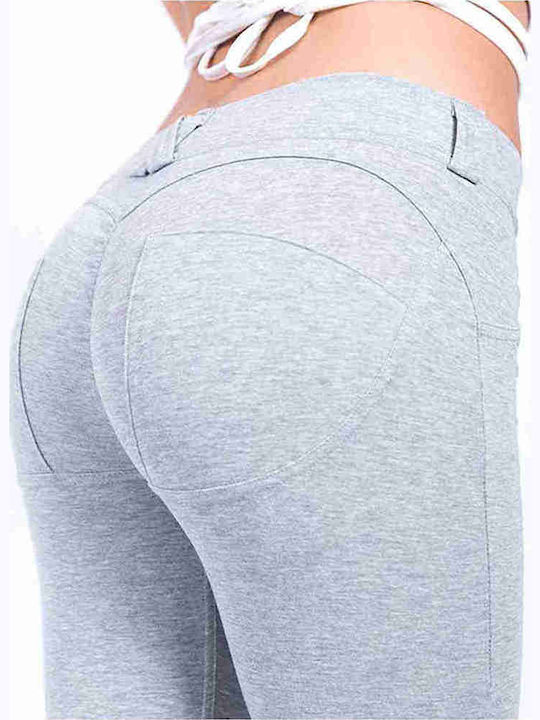 Дамско Текстил Панталон Gray