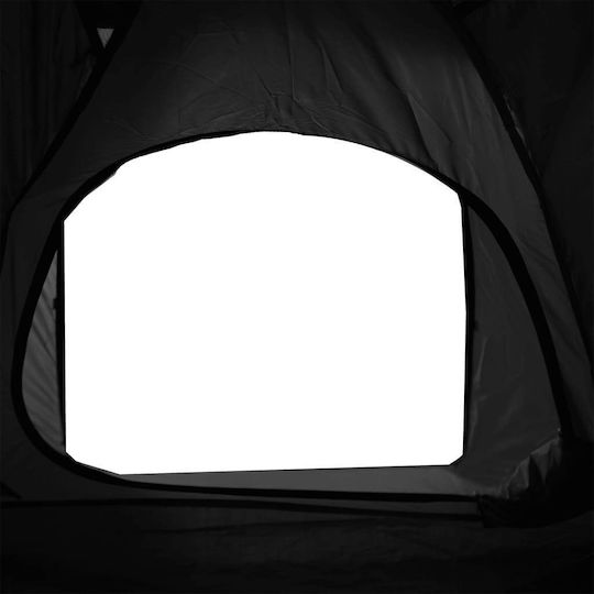 vidaXL Cort de Camping Igloo Alb pentru 4 Persoane