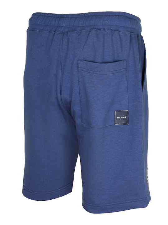 Stefansxxl Sportliche Herrenshorts Blau