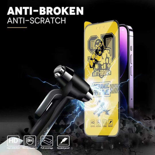 0.3mm Ceramică Screen Protector Negru (Oppo Reno8)