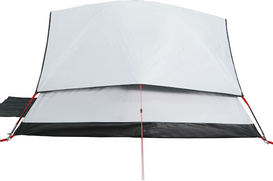 vidaXL Camping Tent Igloo White for 4 People 215x213x149cm