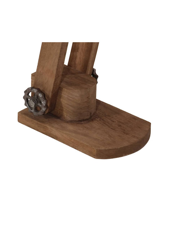 vidaXL Office Lamp for Socket E27 in Bronze Color