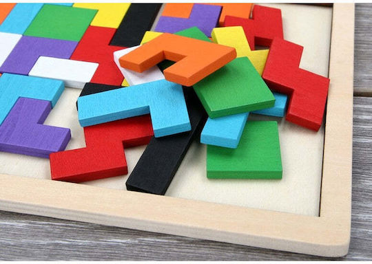 Wooden Kids Peg Puzzle 40pcs