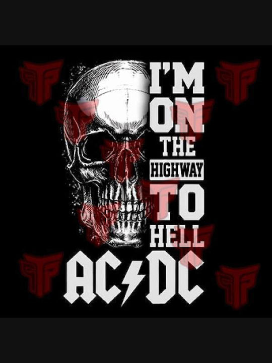 Women's Long Sleeve Slim Fit Takeposition Acdc Highway To Hell Black Shirt 505-7507b-02