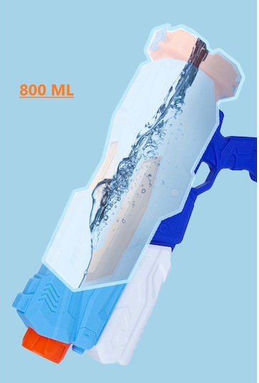 Water Gun Kids Tank Pool Beach Flippy 6 Years+ 5 Nozzles Quick Fill Blue 800ml