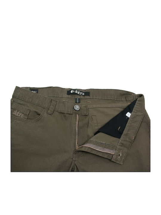 Stefansxxl Men's Trousers Oil Green