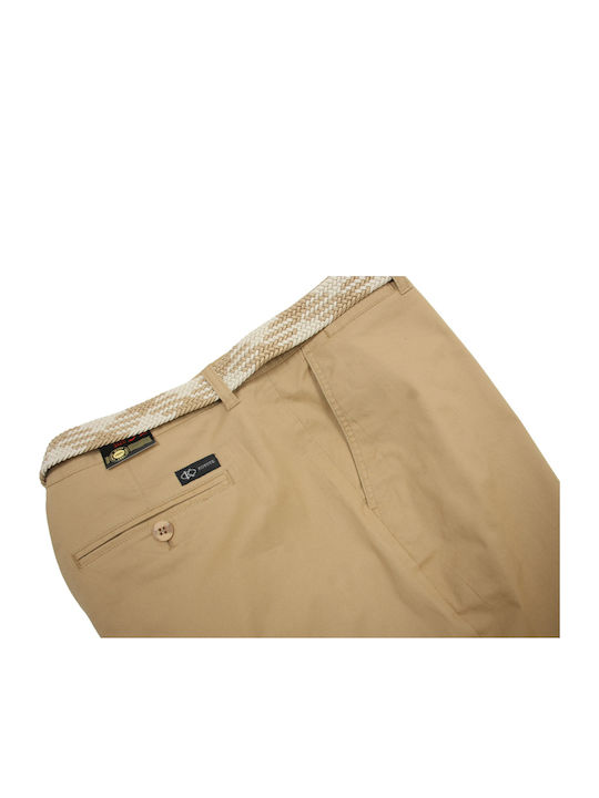 Pantaloni Chino Elastic Bej