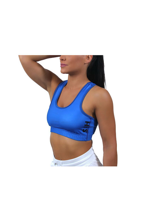 H&S Women's Sports Bra without Padding BLUE