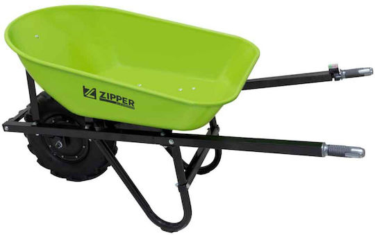 Kippwagen Gartenkarre Batterie Einrädrig mit Maximalem Ladegewicht 260kg