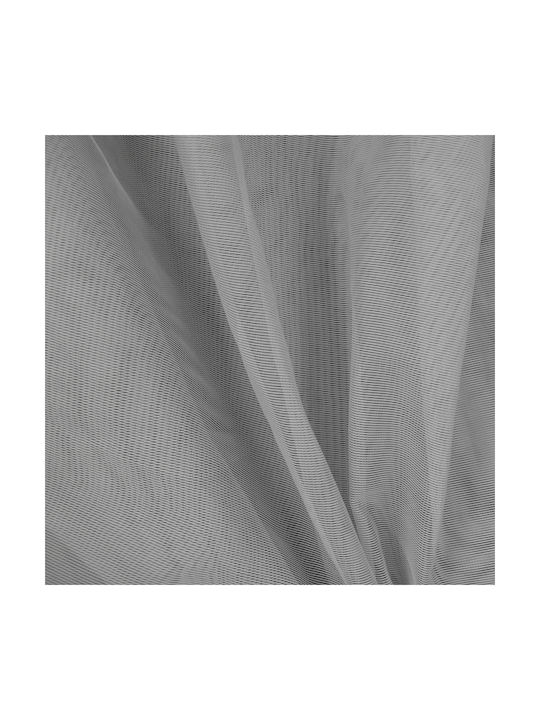 Saray Home Vorhang mit Bleistiftfalten Grau 140x280cm