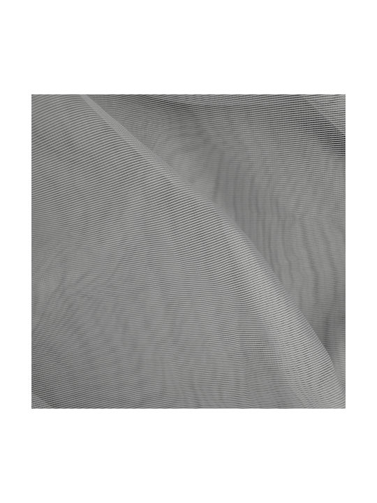 Saray Home Vorhang mit Bleistiftfalten Grau 140x280cm