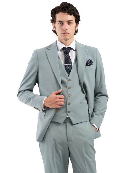 Vittorio Artist Men's Suit Dusty Mint