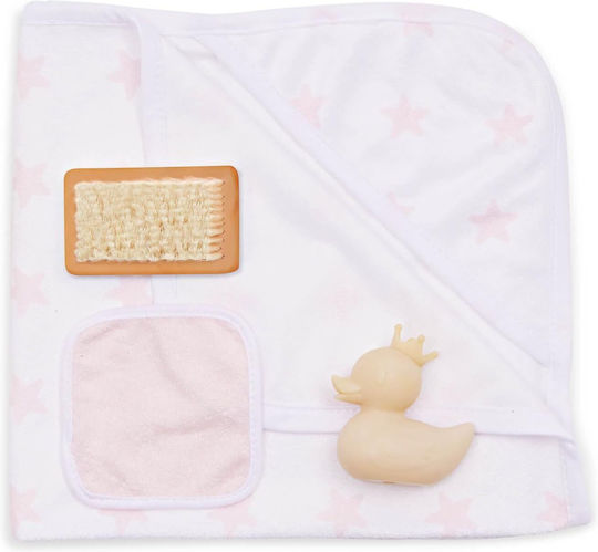 Puppenzubehör-Set 14" Battat Bademantel 4 Stück Pink