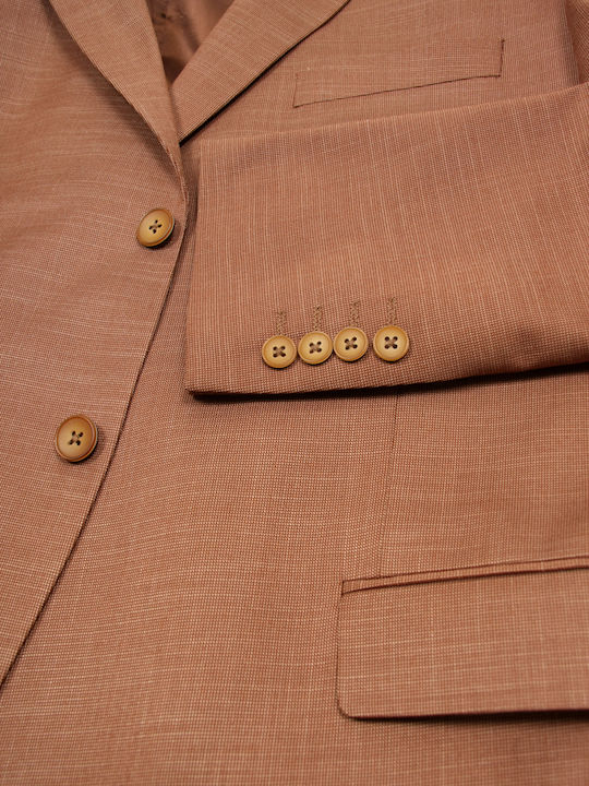Sommer Herrenanzugsjacke Brown