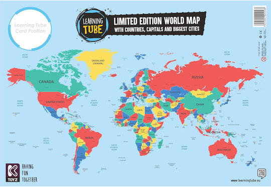K-Toyz Flags & Capitals Of The World Εκπαιδευτικό Παιχνίδι Γνώσεων