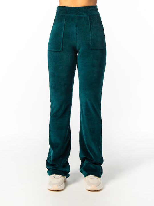 Be:Nation 02102202 Damen-Sweatpants Pine Green Samt