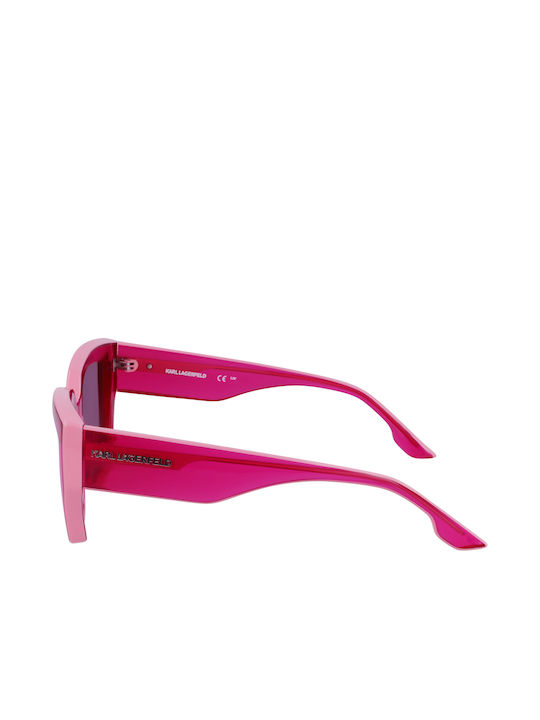 Karl Lagerfeld Women's Sunglasses with Pink Plastic Frame and Fuchsia Lens KL6143S-650