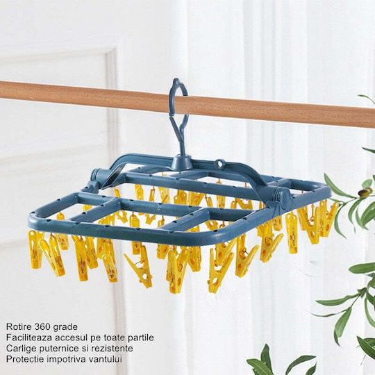 Μανταλάκια από Πλαστικό 36x24cm Πολύχρωμα