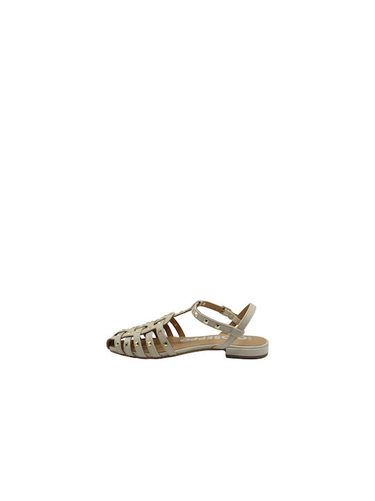 Gioseppo Women's Flat Sandals in White Color