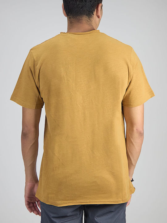 Short Sleeve Blouse Camel