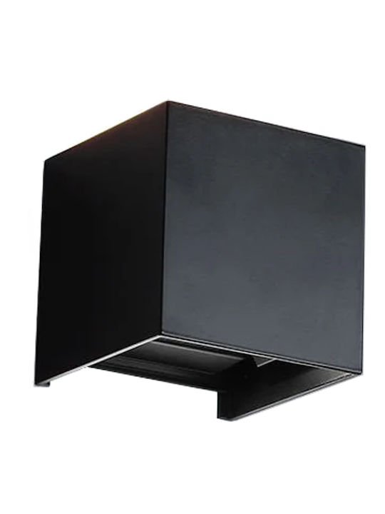 Dimmable Στεγανό Επιτοίχιο Εξωτερικό Φωτιστικό LED 12W 10x10x10εκ.