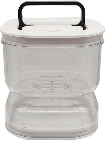 Cutie De Prânz Din Plastic Albă Cu Compartimente 1.4lt