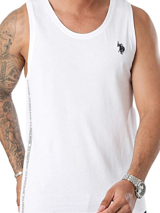 U.S. Polo Assn. Men's Athletic Sleeveless Blouse White