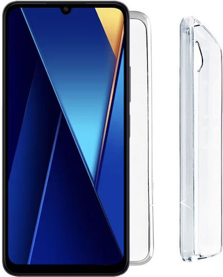 Volte-Tel Slimcolor Air Umschlag Rückseite Silikon Transparent (Xiaomi Poco C65)